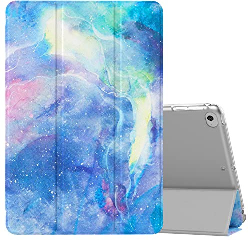 MoKo Coque Compatible avec New iPad Mini (5ème génération) 7.9 2019/iPad Mini 4 2015, Ultra-Mince et Léger, Demi-Transparent, Couvercle Intelligent avec Réveil/Sommeil Automatique, Nuages de Rêve