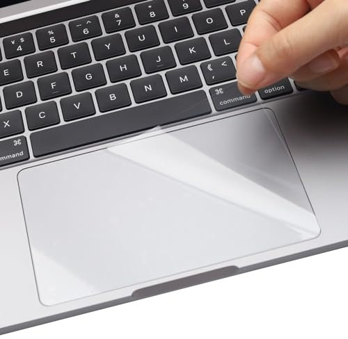 2 Pack Trackpad Protector for 2022 MacBook Air 13.6 Inch 2022 Release M2 Chip Model A2681 with Touch ID Clear Anti-Scratch Anti-Water Touch Pad Protector