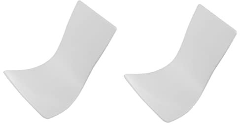 Yardwe 2 Stücke Seifenspender Tropfschale Desinfektionsspender Abtropfschale Spender Wand Seifenschale Wandmontage Kunststoff Tropfschutz Drip Tray für Wandspender Eurospender