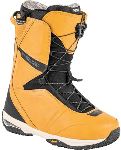 Nitro Snowboardboots Team TLS '24 All Mountain Freeride Freestyle Schnellschnürsystem Boot, Camel, MP 28.5 // EU 43 1/3 // US 10,5