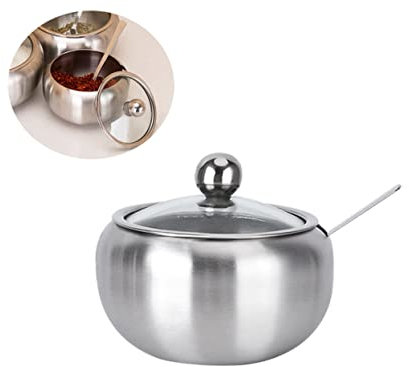 Cabilock Recipiente Con Tapa Terrario Tarros De Condimentos Organizador De Condimentos De Cocina Tomate Salero