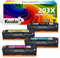 Koala Kompatibel Tonerkartusche als Ersatz HP 203X 203A CF540X CF541X CF542X CF543X CF540A für Color Laserjet Pro MFP M281fdw M281fdn M280nw M281cdw M254dw M254nw M254dn - Schwarz Cyan Gelb Magenta