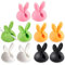 Wudaizhi Rabbit Cable Clips 10pcs Desktop Cute Bunny Cable Holders Cable Management Adhesive Drop Wire Holder for Office Table Desk Wall Car