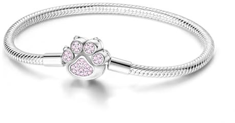 Parmuz 925 Sterling Silber Armband Schlangenkette Charm Armband Evil Eye Traumfänger Schlüssel Liebe Herz Verschluss Reise Charm Iconic Moments Europäisches Armband Schmuck Geschenk für Frau