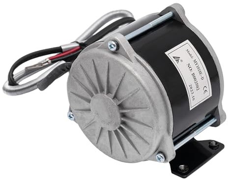 DC Motor 500W, Elektromotor E-Scooter 1700 U/min Magnetmotor für Moped Fahrräder Pocket Bike Roller E-Bike Elektrofahrzeuge (24V)