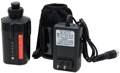 SSCYHT Batterie Moulinet pêche électrique 14,8 Volts 14,8V 5000mAh 7000mAh 10000mAh avec Chargeur Affichage Puissance pour Batterie Remplacement treuil électrique pêche en mer,14.8v 5000mah
