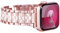 KADES Bracelet pour femme compatible avec Apple Watch 45 mm/44 mm/42 mm, avec strass, pour Apple Watch SE (1re, 2e, 3e génération) 44 mm, iWatch Series 9 8 7 6 5 4 3 2 1, rose