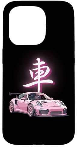 Hülle für iPhone 15 Pro GT3 RS Auto im japanischen JDM Japanische Kunst Auto Tuning Drift Auto