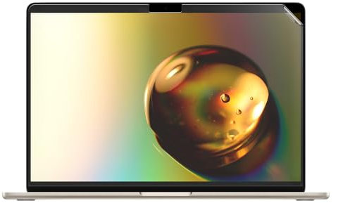 kwmobile Pellicola Protettiva per Display Compatibile con Apple MacBook Air 13.6 M3 2024 A3113 - Pellicola Screen Cover Opaca antiriflesso con Effetto Anti-Impronte