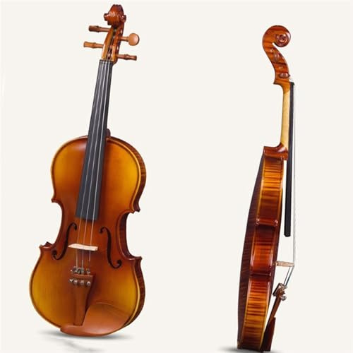 Violine Klassische Fichtengeige Handgefertigtes Muster Geige Für Anfänger Üben Das Geigenspiel(4/4)