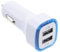 Gadpiparty 5v Caricabatterie Per Auto Usb Per Smartphone e Tablet Compatibile Pixel Led Per Colore Blu