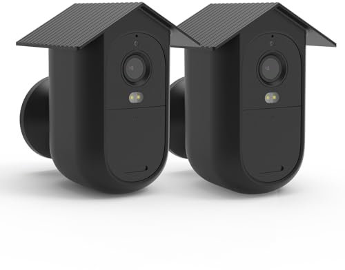 TIUIHU Wetterfeste Silikonhülle für Arlo Essential 2 HD Akku Überwachungskamera,Kamera Schutzhülle für Arlo Essential 2 Kamera (Nicht kompatibel mit Arlo Essential XL)(2pack) (Silikonhülle-2pcs)