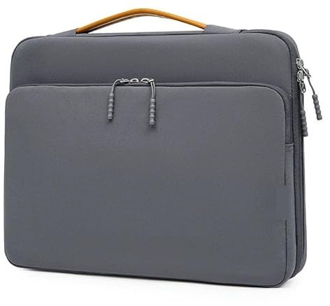 Ayztantine Sacoche Ordinateur Sac à Manches for Ordinateur Portable 13.3 14.1 15.6 Pouces, Sacoche de Voyage Portable, Sac de Transport for Ordinateur, Sac à Main étanche(Harbor Gray,for 15-16 inch)