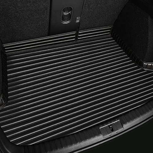 YJPHR Coche Cuero Alfombrillas Maletero para Fiat 500 2013-2015, Impermeable Antideslizante Protector Maletero Bandeja Maletero Accesorios,D