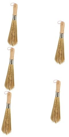Amosfun 5 Piezas Cepillo para Ollas Limpiador Fregador De Platos Barriendo Aguja De Aerógrafo Wok Cocinando Lavavajillas Productos Varita Mágica Cepillo De Limpieza Tapa Cacerola