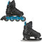 RAVEN Inline Skates Inliner für Kinder und Erwachsene OPTIONAL 2in1 mit Schlittschuhen verstellbar (Oxen Mint Anodized mit Kufen, 38-42 (25cm-27,5cm))