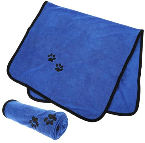 TOYANDONA Duschtuch Für Hunde Und Katzen Schnell Trocknendes Faserhandtuch Großes Badetuch Für Haustiere Waschbar Und Atmungsaktiv Geeignet Für Zuhause Und Reisen