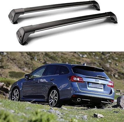 PYDing Universelle Quer-Dachträger, 2er-Set Quer-Dachträger für Subaru Levorg Estate Wogan 2014-2019. tragbarer Dachträger für den Transport.