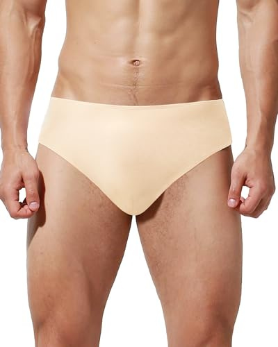 Sanstrong Men's Dance Briefs Sport Delt Nude Black Underwear Short Pants