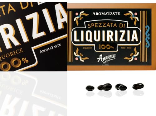 Boîte de Réglisse Pure Italienne | Calabraise | Coffret Cadeau | 120g