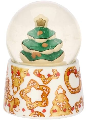 THUN - Boule de neige con albero di Natale, piccola-Ø 4,8 cm - 6,7 cm h
