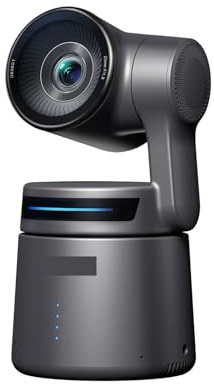 AIRYSSFU Webcam, Streaming Camera 4K, AI Tracking PTZ Camera With APP, Gesture Control, HDMI/USB-C/Wireless Webcam For Stream(A)