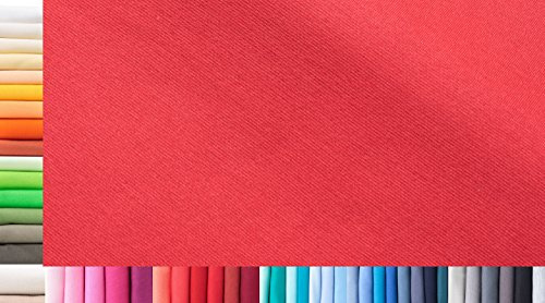 Bündchenstoff XXL als Meterware|doppelt: 75cm breit|einfach: 150cm breit|Farbe: 20 Himbeerrot|0,25m lang|96% Baumwolle, 4% Elasthan|Jersey|1buy3|Grundpreis pro qm: € 15,97