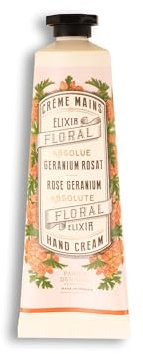 Panier des Sens - Handcreme für trockene Haut Geranium – Mini Feuchtigkeitscreme – auf Basis von Olivenöl und Mandel – Handpflege – 96% natürliche Inhaltsstoffe – 30 ml