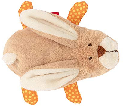 SIGIKID 42242 Granulat Hase Red Stars Mädchen und Jungen Babyspielzeug empfohlen ab 3 Monaten beige