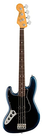 Fender American Professional II Jazz Bass Lefthand RW Dark Night - Linkshänder E-Bass