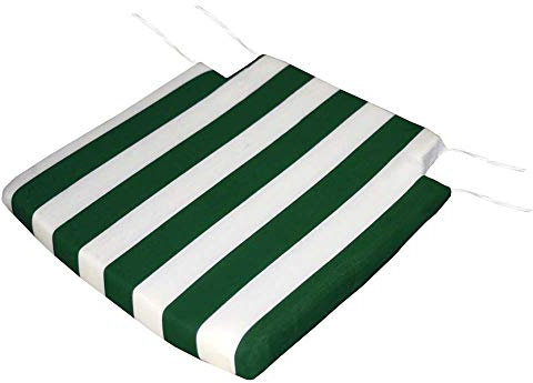 Teplas COJIN Stuhl MONOBLOCK 40 x 40 x 3 cm Textil Weiß/Grün 2 PZ 8426334018078