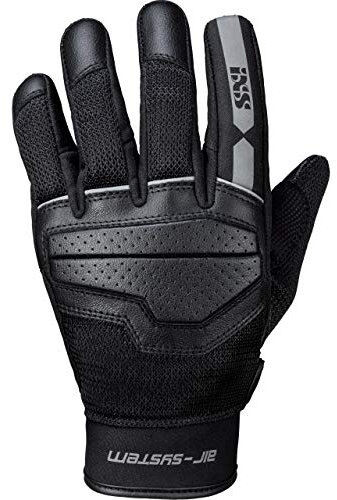 IXS Motorradhandschuhe, kurz, Evo-Air Classic Handschuh, Schwarz/Grau, M, Herren, Lifestyle, das ganze Jahr