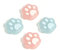 GeekShare Cappucci per impugnatura a forma di zampa di gatto, compatibili solo con Nintendo Switch e Switch Lite, cover morbida in silicone per joystick, 4 pezzi - Glitter