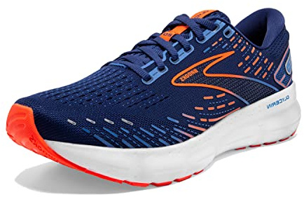 Brooks Glycerin 20, Scarpe da Corsa Uomo, Blu profondità Blu Palazzo Arancione, 42.5 EU
