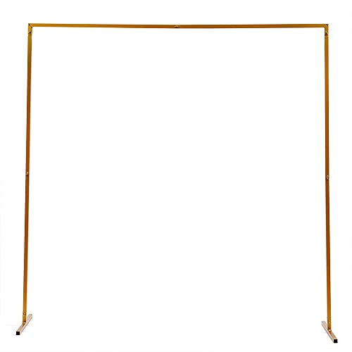 Arche carrée pour mariage ou présentation florale en fer, 2,5 x 2,5 m, facile à monter et à démonter, réutilisable