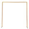 Arche carrée pour mariage ou présentation florale en fer, 2,5 x 2,5 m, facile à monter et à démonter, réutilisable