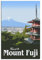 Mount Fuji Vintage Reiseposter Gemälde Poster Modern Geschenk Schlafzimmer Deko