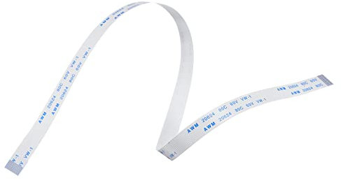 sourcing map Cavo piatto flessibile FFC FPC, 14 pin, passo 0,5 mm, lunghezza 300 mm (tipo A) per stampante LCD 3D, fotocamera, DVD, TV, laptop, audio, confezione da 5