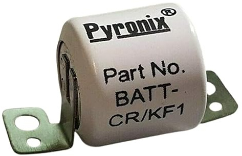 Dieffematic Batteria BATT-CR/KF1 - Ricambio per Allarme Sicurezza Pyronix KF4-WE con Lamelle Fissaggio a Vite