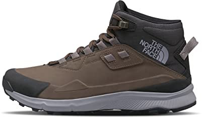 THE NORTH FACE Cragstone Herren-Wanderstiefel aus Leder, wasserdicht, mittelhoch, Bipartisan Braun/Meld Grey, 47 EU