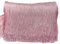 20cm x 10m Fransenborte Fransenbordüre Fransenband Dekoband Tanzfransen Schnittfranse Seide Quaste Fransen-Borten Bänder zum Nähen,DIY Basteln,Kleidung Dessous Kostüme Vorhänge Dekoration,Altes Rosa