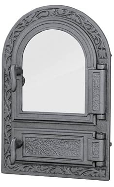 Sellon24® Backofentür Ofentür Gusseisen Kamintür Gußeisen Steinofentür Kacheltür 485x325
