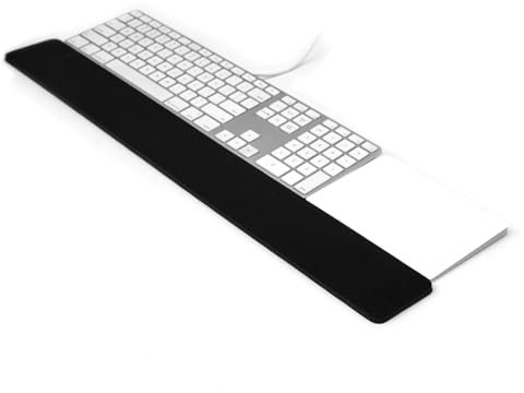 Grifiti Slim Wrist Pad 24 x 3 x 0.25 Inch Slim Thick Keyboard and Mouse or Trackpad Long Thin Wrist Rest for Apple Keyboards and Trackpad Trackball Mice