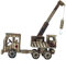 HOOTNEE 1stück Holz Spielzeug Kran Modell Retro Baustellenfahrzeug Für Unisex Für Büro Und Zuhause Handgefertigt Aus Holz Dekoration Für Wohnzimmer Und Bar
