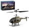 Kisss MD500 6-axis Gyroscope RC Helicopter, 2.4G 4CH RC Airplane Military Aircraft Model - Indoor & Outdoor Games, Green