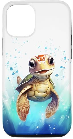 iPhone 14 Watercolor Turtle Case