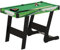 SPORTNOW Table de Billard Pliable américain Compact avec Accessoires 16 Billes, 2 queues, Craie, Triangle, 104L x 55,5l x 68H cm, Tapis Vert