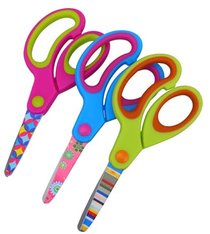 BEBEMOKO 3stücke Teiliges Mädchen- Für Bastelarbeiten Multifunktionale Druckscheren Für Schüler Leicht Tragbar Und Für -scrapbooking Und Kunstprojekte