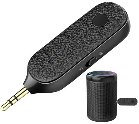 Wireless Receiver For Car, Audio Transmitter For Headphones, Auto Audio Converter, Phone Speaker Converter, Wireless Music Streaming For Wired Headphones/Speaker
