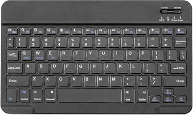 Clavier sans Fil pour PC - Clavier sans Fil, Clavier Rechargeable | Clavier léger, Compact, Plat, Clavier Ergonomique, Portable, Ultra -Down, pour Les tablettes, Compatible avec Plusieurs appareils